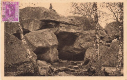 FRANCE - Fontainebleau - La Forêt - Franchard - La Roche Qui Pleure - Carte Postale Ancienne - Fontainebleau