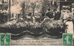 Paris 1er * Stand De Mme Marie VALBONNET Des Halles Centrales * Exposition Culinaire Aux Tuileries 1907 - Distrito: 01