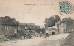 Buxières * 1907 * Environs De La Mairie * Vue Intérieur Du Village * Attelage * Villageois - Autres & Non Classés
