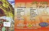 Télécarte PHILIPPINES Sur JAPON - FILIPPINES  Related  (15) *  Telefonkarte Phonecard Japan - Landscapes