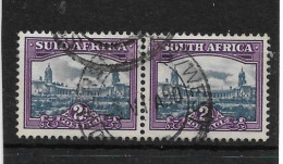 SOUTH AFRICA 1950 2d SLATE- BLUE AND PURPLE SG 116 FINE USED Cat £26 - Gebruikt