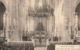 BELGIQUE - Ostende - Intérieur De L'église SS. Pierre Et Paul - Maître Autel - Carte Postale Ancienne - Oostende