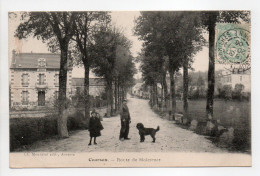 - CPA COURSON (89) - Route De Molesmes 1906 (avec Personnages) - Edition Monneret - - Courson-les-Carrières