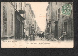 VIDAUBAN LA RUE NATIONALE    D3036 - Vidauban