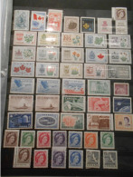 Canada Collection , 50 Timbres Neufs Faciale 3,40 $ Canadiens Environ 2,28 Euros - Colecciones