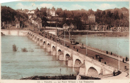 FRANCE - Tours - Le Pont Wilson - La Tranchée - Colorisée - Animé - Carte Postale Ancienne - Tours