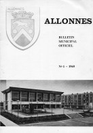 ALLONNES  (Sarthe)  BULLETIN  MUNICIPAL  OFFICIEL -  N° 1  - 1969 - Pays De Loire