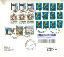 BRAZIL : 2020 -  REGISTERED STAMPS COVER TO  DUBAI. - Covers & Documents