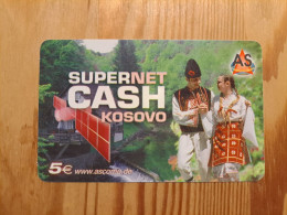 Prepaid Phonecard Germany, AS Communications - Supernet Cash, Kosovo - [2] Prepaid