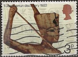 GREAT BRITAIN 1972 General Anniversaries - 3p - 50th Anniversary Of Discovery Of Tutankhamun's Tomb FU - Usati