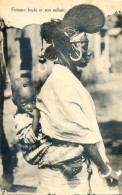 Haute Volta - Burkina Faso - Femme Foula Et Son Enfant - Burkina Faso