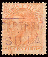 Valencia - Edi O 210 - Mat Cartería Modelo Oficial 1882 "Silla" - Used Stamps