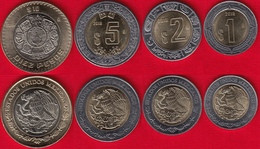 Mexico Set Of 4 Coins: 1 - 10 Pesos 2018 UNC - Mexique