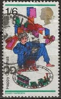 GREAT BRITAIN 1968 Christmas - 1s.6d. - Boy With Train Set AVU - Usati