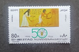 EGYPT 50 Anniversaire De La Fao Poste Airmail 1995  CAT YVERT N. 237 MNH - Poste Aérienne