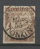 TAXE N° 15 CACHET HAIPHONG TONKIN / Used - Impuestos