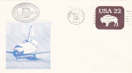 USA  Erste Deutsche Spacelab-mission Ockels / Nagel / Hartsfield / Buchli Bluford / Furrer 06-11-1985 Spec Canc - Noord-Amerika