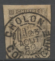 TAXE  N° 8 CACHET CHOLON COCHINCHINE / Used - Strafportzegels