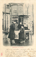 PARIS   ( Editions Kunzli 1900 )  MARCHANDE DE JOURNEAUX - Straßenhandel Und Kleingewerbe