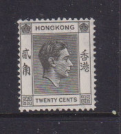 HONG KONG  -  1938-52 George VI Multiple Script CA 20c Hinged Mint - Neufs
