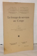 Le Louage De Services Au Congo - Sciences