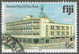 Fiji. 1979 Architecture. 6c Used. 1983 Date Imprint. SG 584B - Fidji (1970-...)