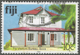 Fiji. 1979 Architecture. 10c Used. 1991 Date Imprint. SG 585A - Fidji (1970-...)