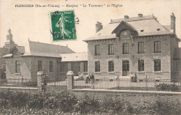 FRANCE - Plerguer - Hospice Le Tronchet Et L'église - Carte Postale Ancienne - Andere & Zonder Classificatie