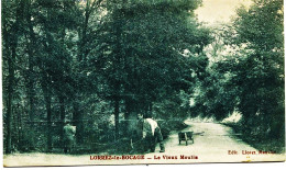 4964 -  Seine Et Marne  -   LORREZ Le BOCAGE : CANTONNIER..- Circulée 1945 + Cachet Militaire BATAILLON DE CHASSEURS - Lorrez Le Bocage Preaux