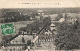 FRANCE - Saint-Méen - Jardin Du Séminaire - Vu De La Tour - Carte Postale Ancienne - Sonstige & Ohne Zuordnung