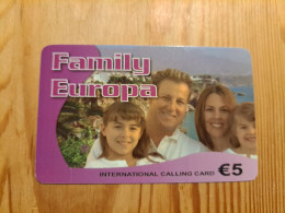 Prepaid Phonecard Germany, Family Europa - Cellulari, Carte Prepagate E Ricariche