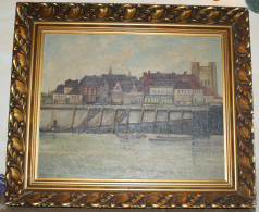 JOSEPH RAUMANN - Peinture à L'huile, Cadre Ancien Mouluré - 1932 - Oils