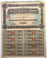 Société Sucrière D'Annam - Asien