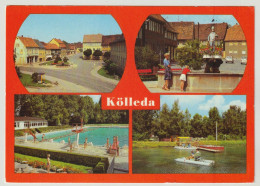 MBK Kölleda 1983. Markt Wipertusbrunnen Bad Gondelteich. Postalisch Versendet. Siehe 3 Scans - Sömmerda