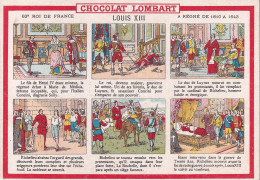 CHROMO(CHOCOLAT LOMBART) LOUIS 13 - Lombart