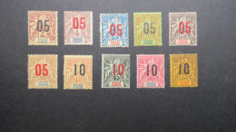 Timbre  Lot De 10 Grande Comore 1912  Neuf * C: 24 €  Voir Scan - Autres & Non Classés