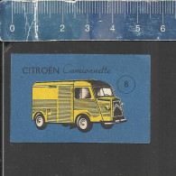 CITROEN CAMIONNETTE FOURGON (CLASSIC CARS VOITURES AUTOS VETERAN OLDTIMERS) MATCHBOX LABEL MADE FINLAND - Zündholzschachteletiketten