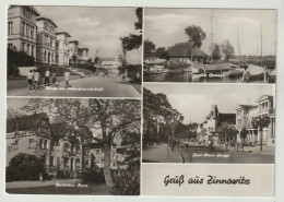 MBK S/w Gruß Aus Zinnowitz 1976. Völkerfreundschaft. Am Bodden Baltisches Haus Karl-Marx-Straße. Versendet. 3 Scans - Zinnowitz