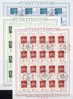 Weihnachten 1965 Liechtenstein 455/7 Kleinbogen O 56€ Nigg 3Könige Jesus Tempel Christmas Sheets Sheetlets Bf Fürstentum - Gebruikt