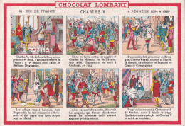 CHROMO(CHOCOLAT LOMBART) CHARLES 5 - Lombart