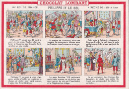 CHROMO(CHOCOLAT LOMBART) PHILIPPE 4 - Lombart