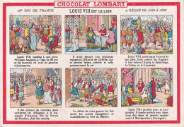 CHROMO(CHOCOLAT LOMBART) LOUIS 8 - Lombart