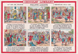 CHROMO(CHOCOLAT LOMBART) PHILIPPE AUGUSTE - Lombart