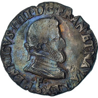 France, Henri IV, 1/2 Franc, 1604 (?), Angers, TB+, Argent, Gadoury:590 - 1589-1610 Henri IV Le Vert-Galant