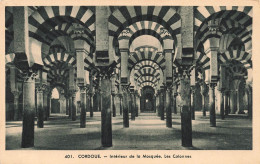 ESPAGNE - Cordoue - Intérieur De La Mosquée - Les Colonnes - Carte Postale Ancienne - Córdoba