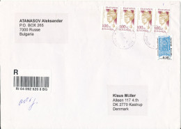 Bulgaria Registered Cover Sent To Denmark 27-11-2007 Big Size Cover - Lettres & Documents