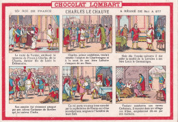 CHROMO(CHOCOLAT LOMBART) CHARLES LE CHAUVE - Lombart