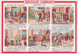 CHROMO(CHOCOLAT LOMBART) CLOVIS 3 - Lombart