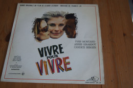 FRANCIS LAI CROISILLE YVES MONTAND GIRARDOT BERGEN VIVRE POUR VIVRE LP DU FILM DE LELOUCH 1967 - Filmmuziek