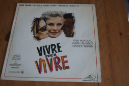 FRANCIS LAI CROISILLE YVES MONTAND GIRARDOT BERGEN VIVRE POUR VIVRE LP DU FILM DE LELOUCH 1967 - Soundtracks, Film Music